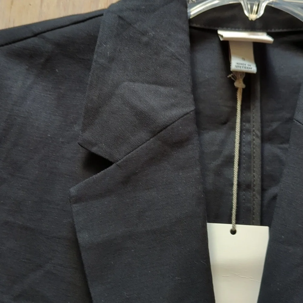 NWT Women's Relaxed Fit Essential Blazer - A New Day™ Black Size Small - Picture 5 of 7